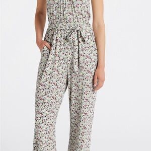 Market & Spruce - Florence Knit - Floral Print Jumpsuit- brand new, without tags
